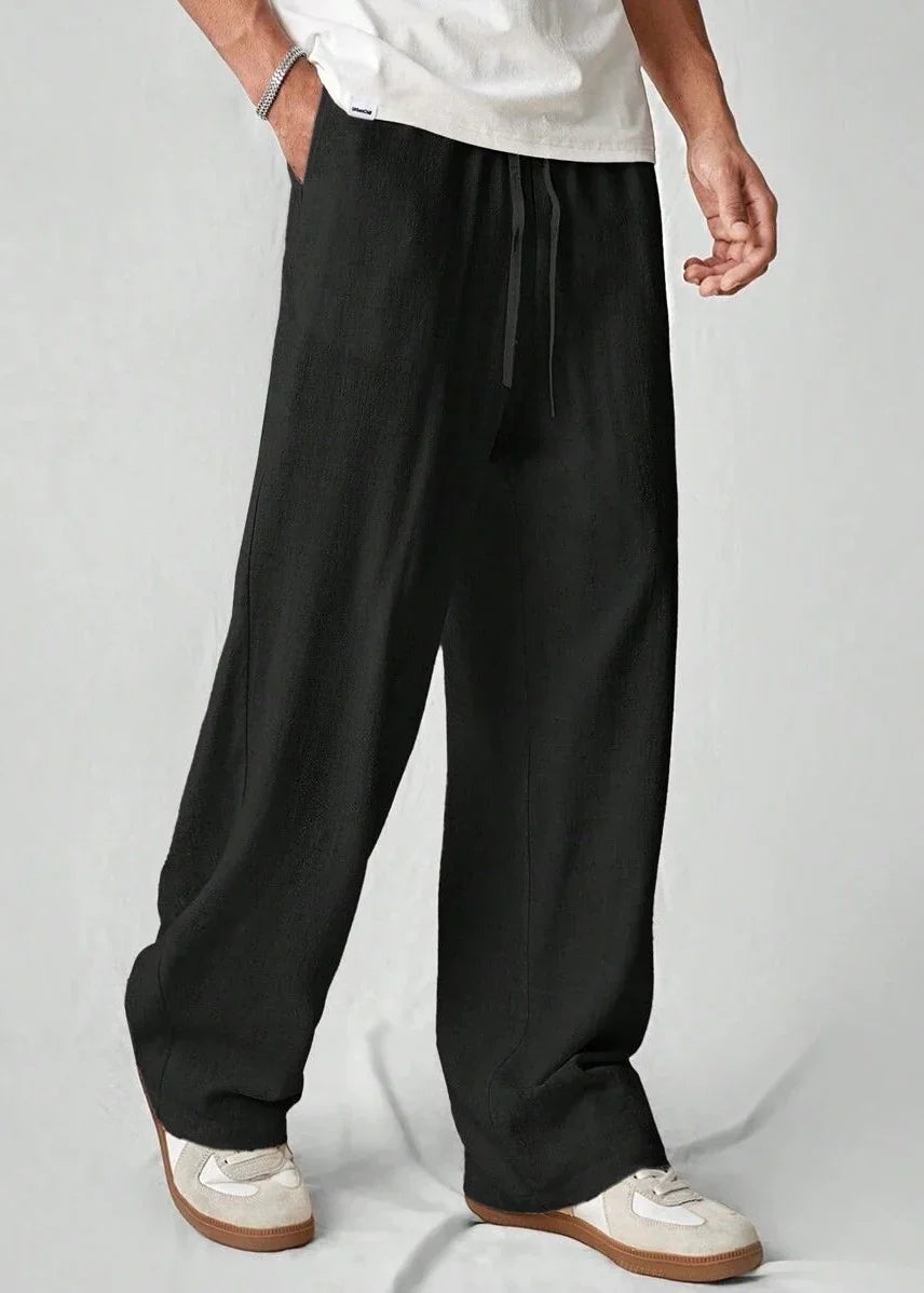 Black Linen Pant