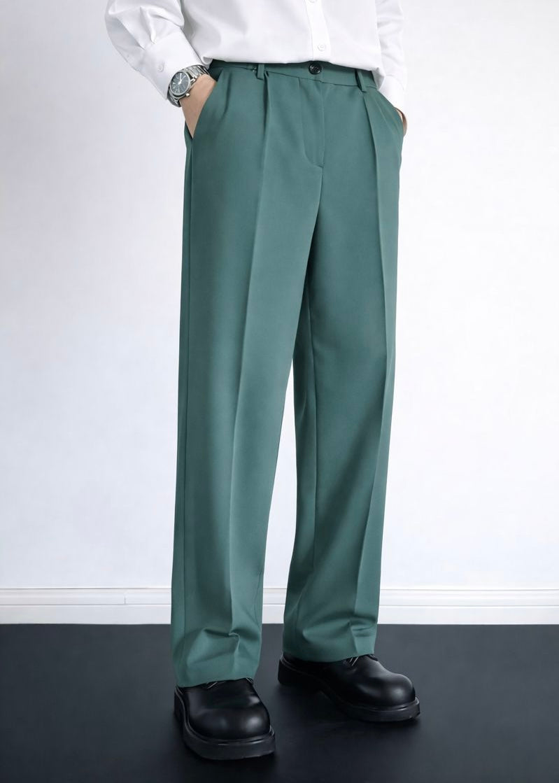 Sea Green Korean Pant