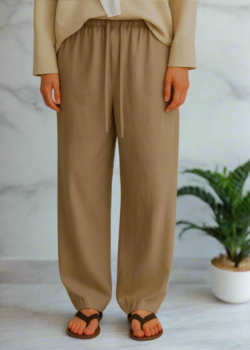 Camel Linen Pant