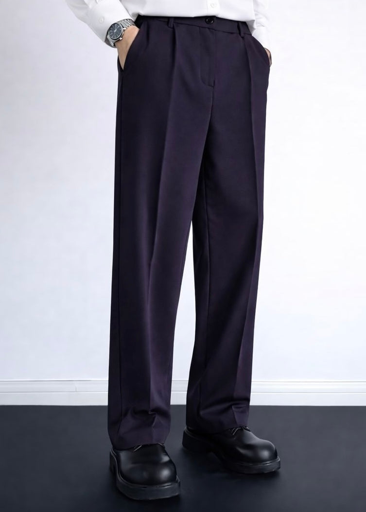Dark Purple Korean Pant