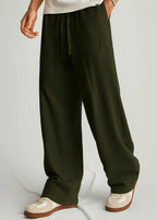 Olive Green Linen Pant