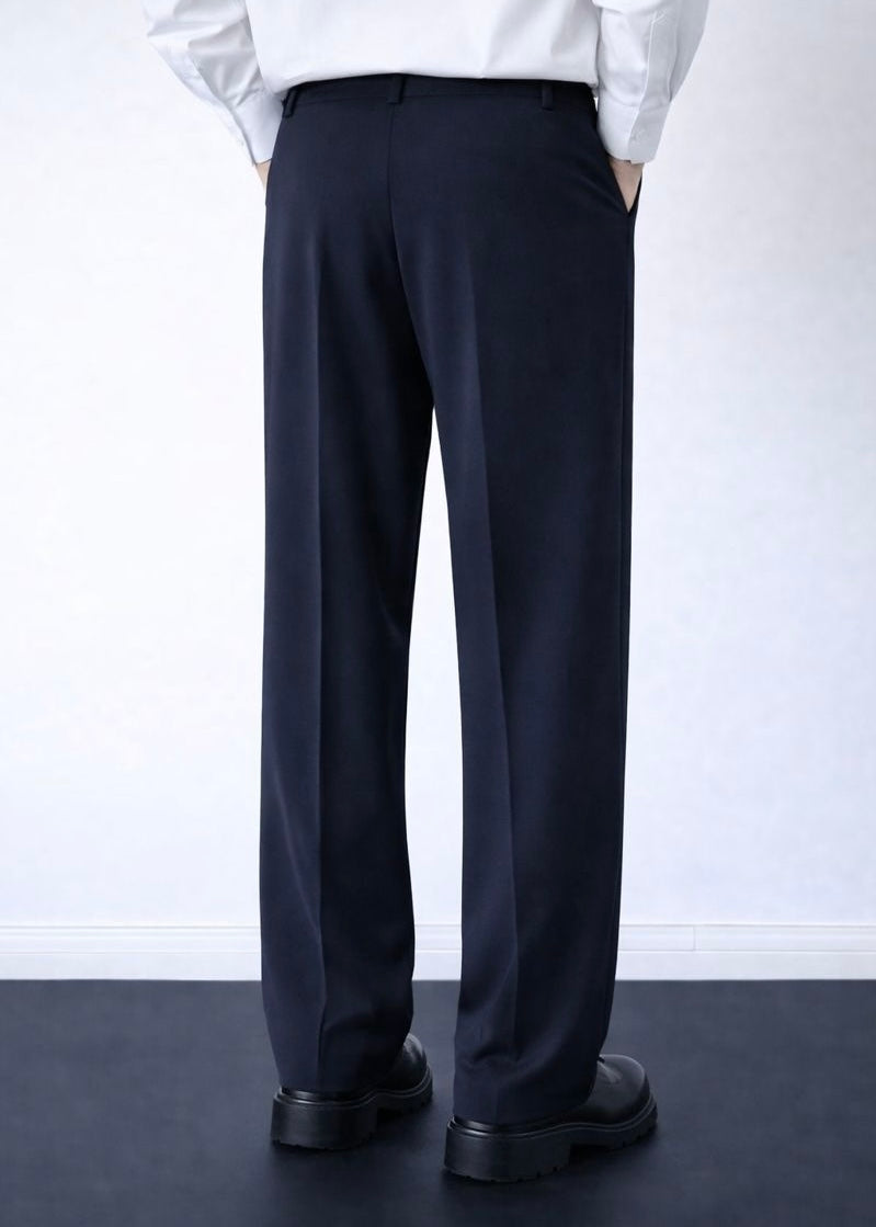 Navy Blue Korean Pant