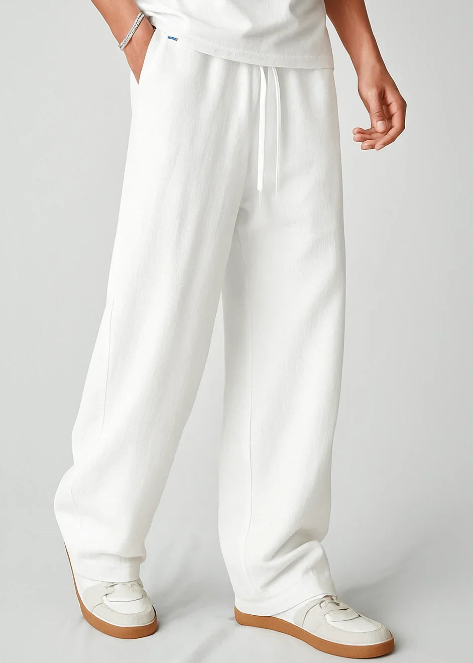 White Linen Pant