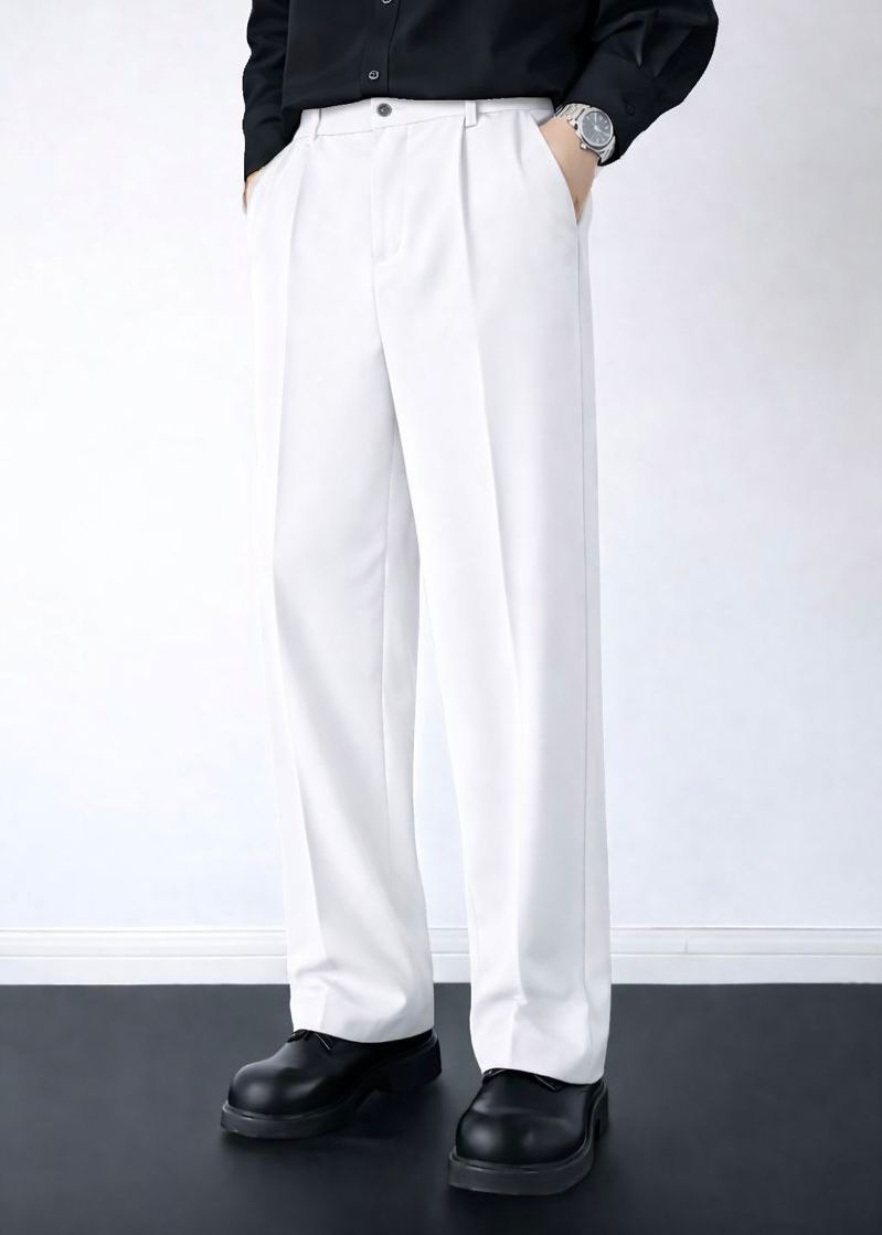 White Korean Pant